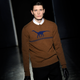 A model wear a creation of Jil Sander men's Fall-Winter 2012-13 collection, part of of the Milan Fashion Week, unveiled in Milan, Italy,Saturday, Jan 14, 2012. (AP Photo/Giuseppe Aresu)